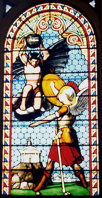 St. Michael battles the devil